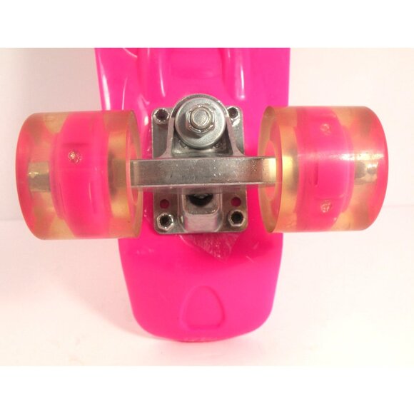 Beleev 22" Pink Skateboard (Penny Style) With Wheels Smoother Than Your Dance Mo - Picture 5 of 10
